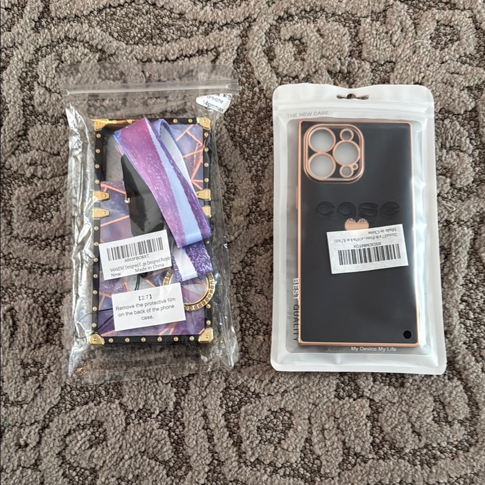 NWT IPhone 14  ProMax cases ; set of 2